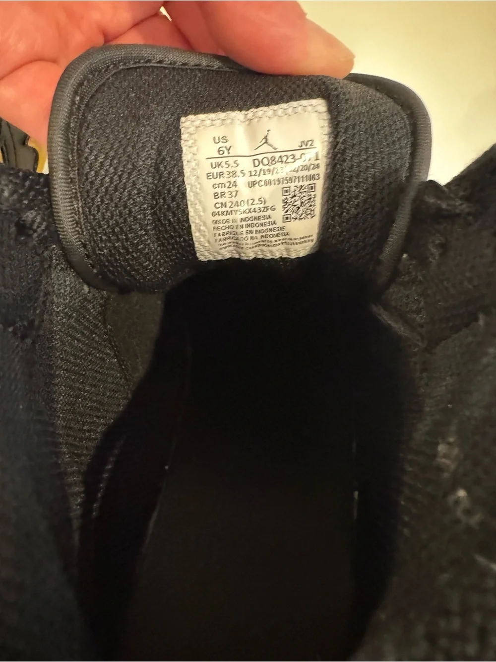 Nike Air Jordan 1 Mid Black with Gold Swoosh